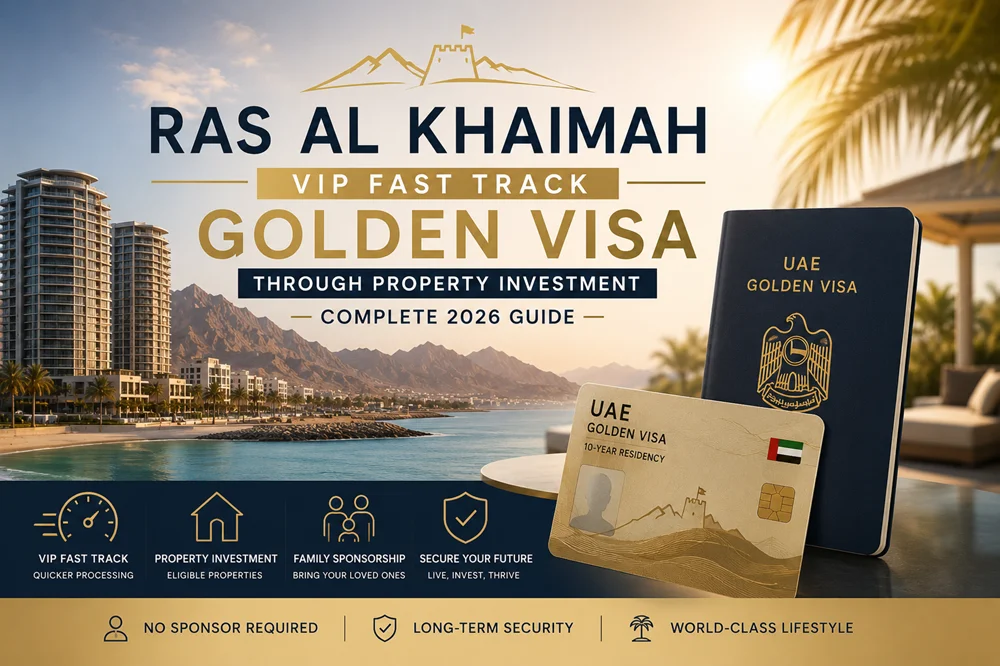 Ras Al Khaimah VIP Fast Track Golden Visa Through Property Investment